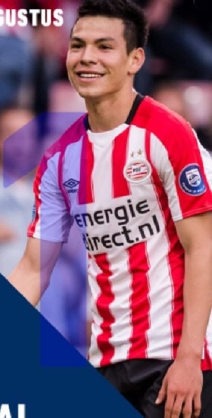 Chucky Lozano, jugador del mes en la Eredivisie