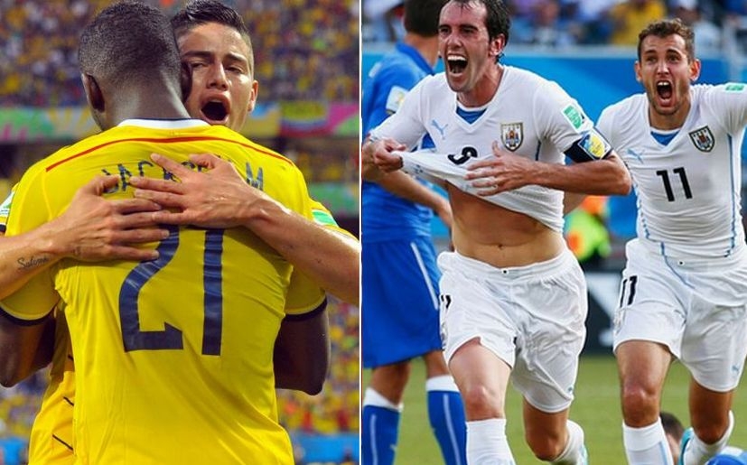 Colombia buscará avanzar a cuartos de final ante Uruguay