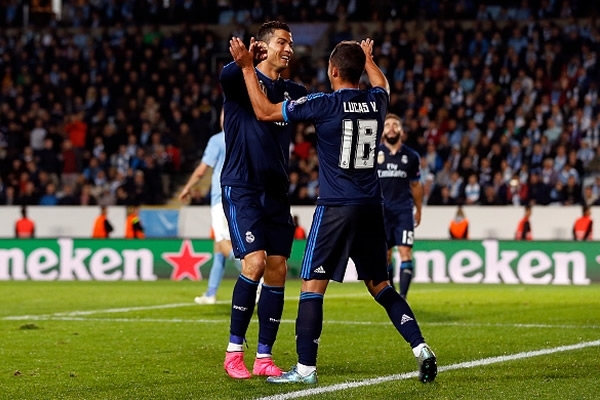 Cristiano Ronaldo iguala a Raúl como máximo artillero del Real Madrid