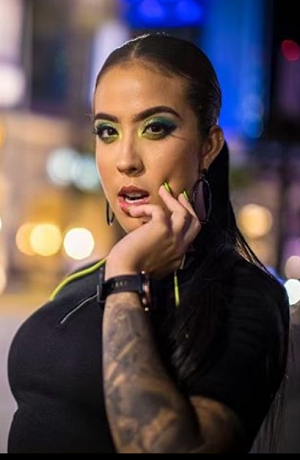 Barbarela, hija del vocalista de Cártel de Santa, sensual para redes sociales