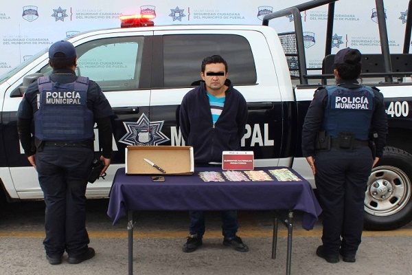 “El Patiño” asaltó más de 30 tiendas Oxxo en Puebla; fue asegurado por la SSC