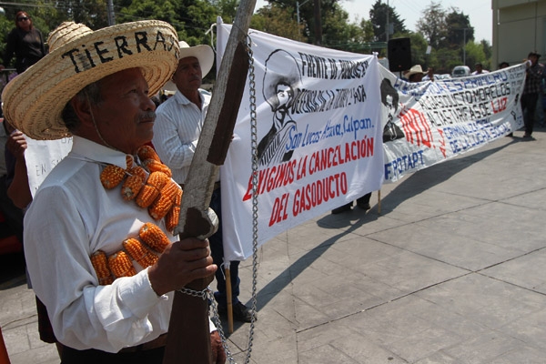 Consignan a comisariada ejidal que se opone al paso del gasoducto Morelos