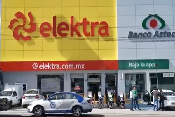 Sigue Elektra en la mira del hampa; ahora asaltaron la sucursal San Jerónimo Caleras