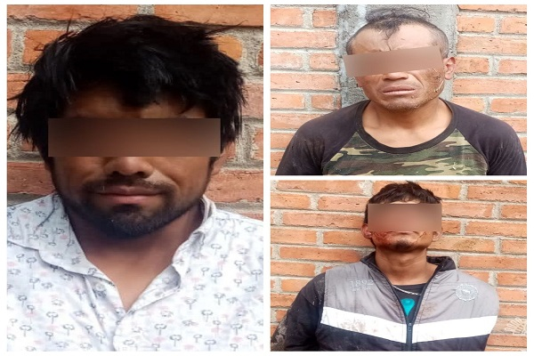 Tres asaltantes de viviendas son capturados en Las Haras