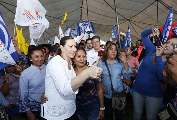 Soy la única precandidata que le ha dado la vuelta a la entidad hasta cinco veces: Martha Erika Alonso