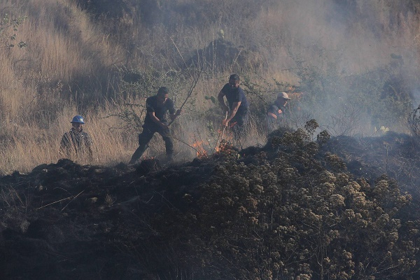 Controlado a 90% el incendio en Tochimiltzingo, Puebla: SEGOB