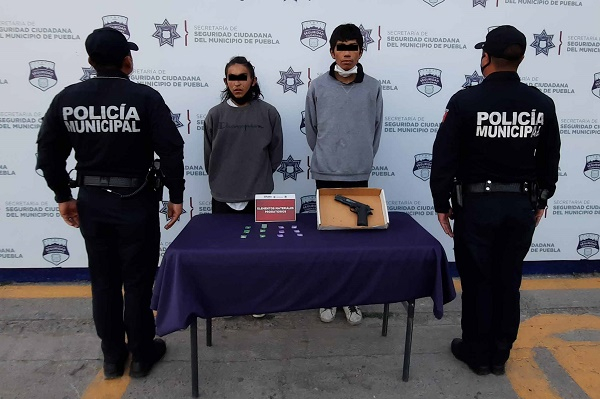 Asaltantes de transporte público son capturados en la zona del Parque Industrial 5 de Mayo