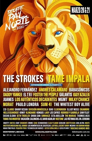 Revelan elenco para el Festival Pa’l Norte 2020