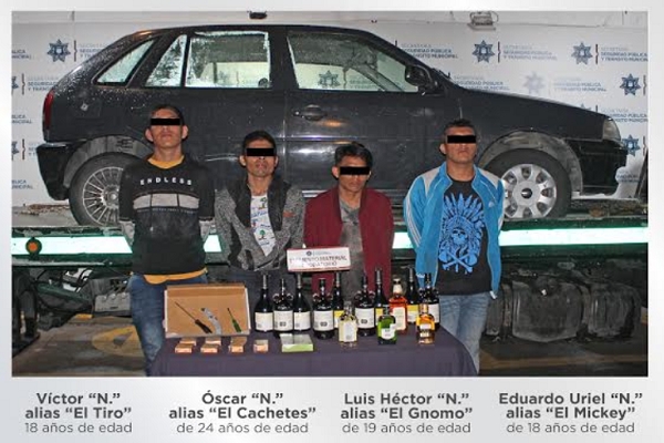 Cayeron “Los Duyel”, banda dedicada al robo de comercios en Puebla