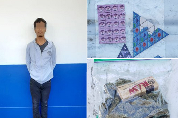 Cayó narcomenudista con 125 dosis de droga en San Manuel