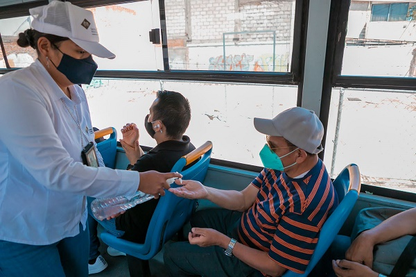 Movilidad y Transporte realiza operativo para el cumplimiento de medidas sanitarias