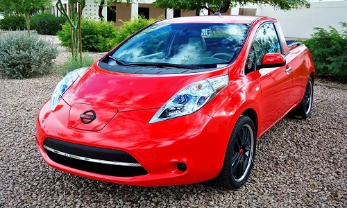 Nissan presenta Sparky, un Leaf convertido en pickup