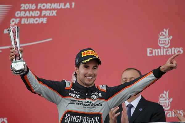 Fórmula Uno: Sergio Pérez, tercer lugar en el GP de Europa