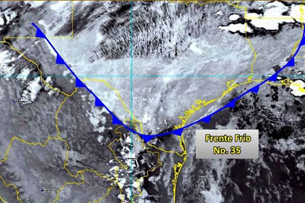 Puebla sufrirá embate de frente frío número 35