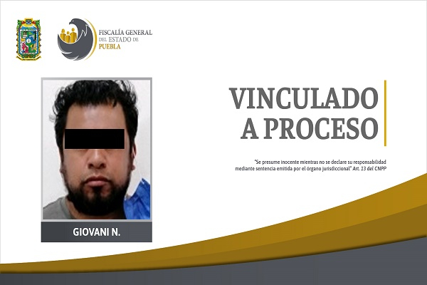 FGE Puebla logró vinculación a proceso contra hombre que violó a niña de 9 años