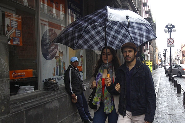 Lluvias muy fuertes en Puebla por humedad del Golfo