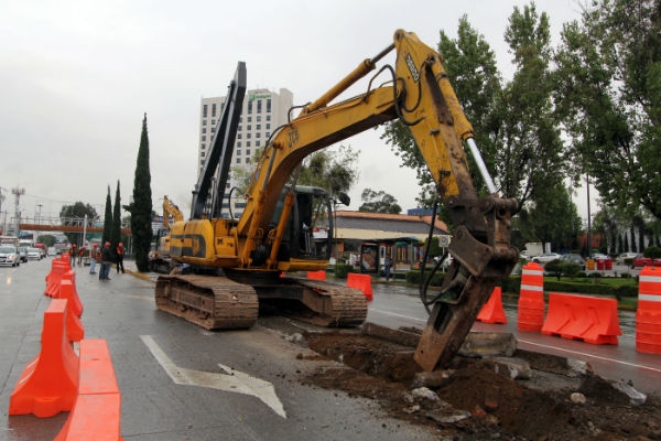 Inicia construcción de Nodo Atlixcáyotl; reducen carriles en Juan Pablo II