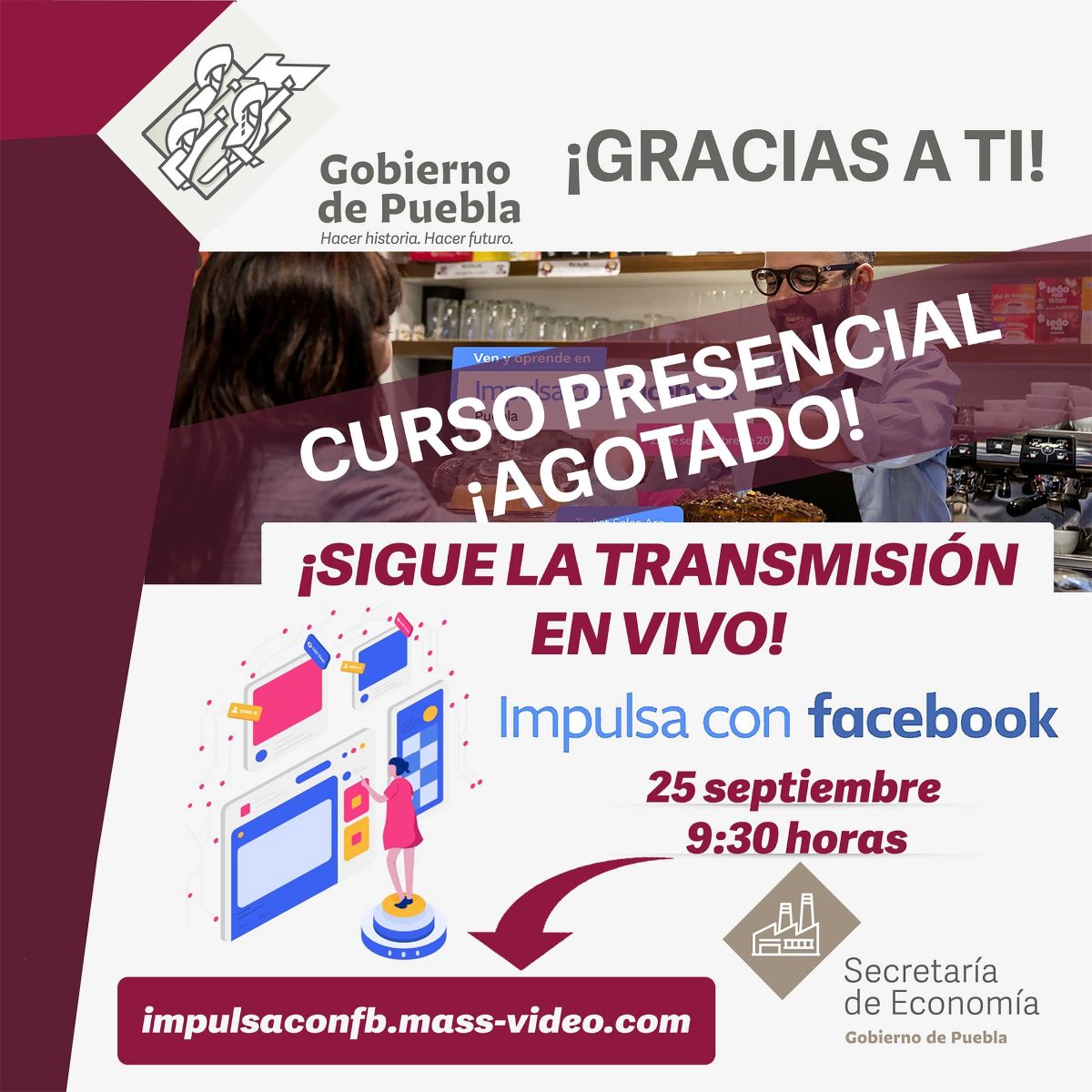 Se agotaron entradas a Impulsa con Facebook, pero tendrá transmisión en vivo