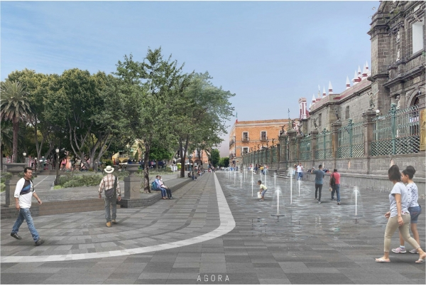 60 mdp costará la remodelación del zócalo de Puebla