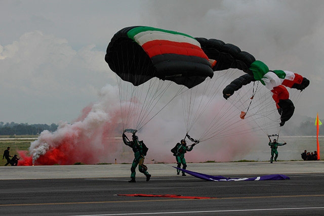 FOTOS: Ensayos de la Fuerza Aérea para el Desfile Militar