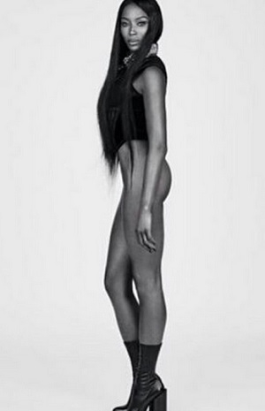 FOTOS: Naomi Campbell, al desnudo para Vogue