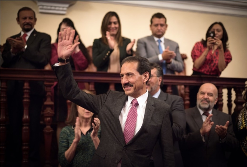 Alfonso Esparza, rector de la BUAP para el periodo 2017-2021: Consejo Universitario