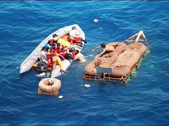 Semar rescata a 15 balseros cubanos en Yucatán; hallan 2 muertos