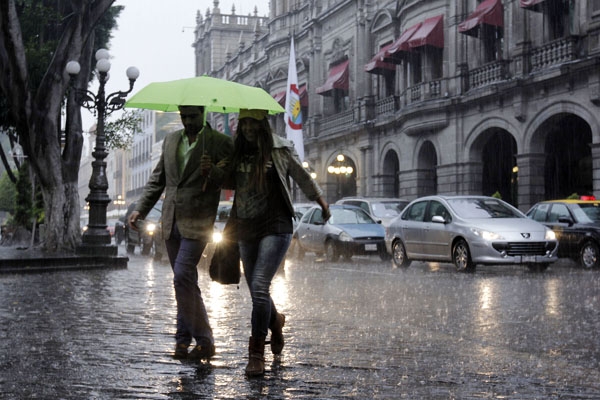 Septiembre, el mes más lluvioso para Puebla en 2014, prevé Conagua