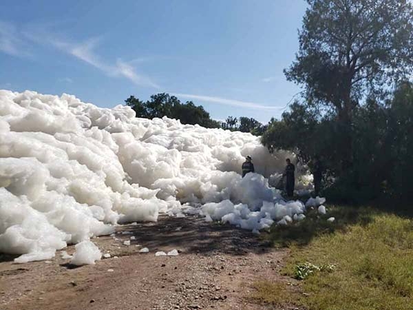 Plomo, cobre, plaguicidas… forman la espuma que se “tragó” a un hombre en Valsequillo