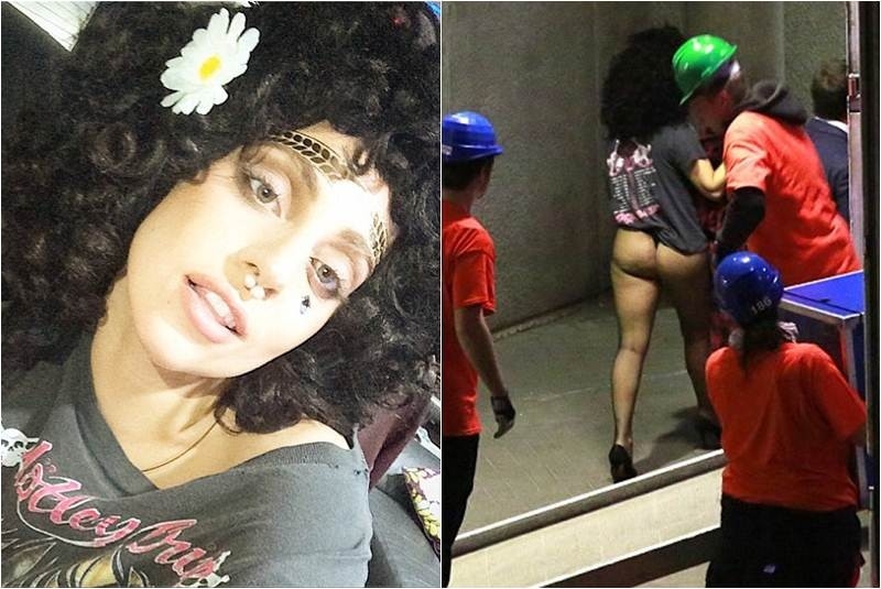 Lady Gaga presume trasero al aire