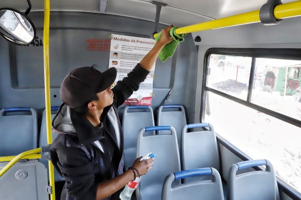 SMT sanciona a 17 rutas de transporte por incumplir sanidad en cuarentena