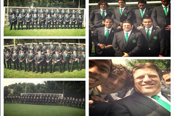 Brasil 2014: Las selfies del Tri durante su visita a Los Pinos
