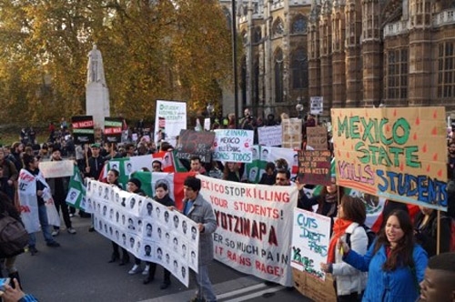 Europa y América Latina se solidarizan con normalistas