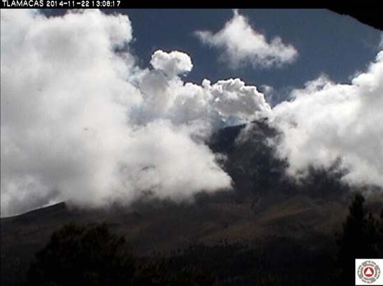 Popocatépetl, con actividad estable: Cenapred