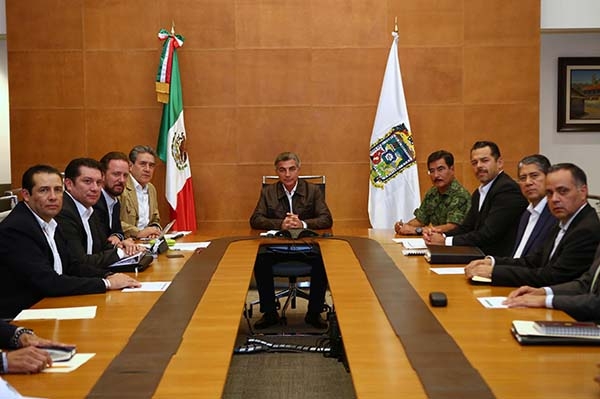 Gali se reunió con coordinación de Puebla Segura