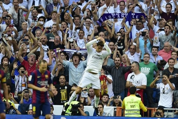 Cristiano Ronaldo acabó con racha imbatible de portería culé