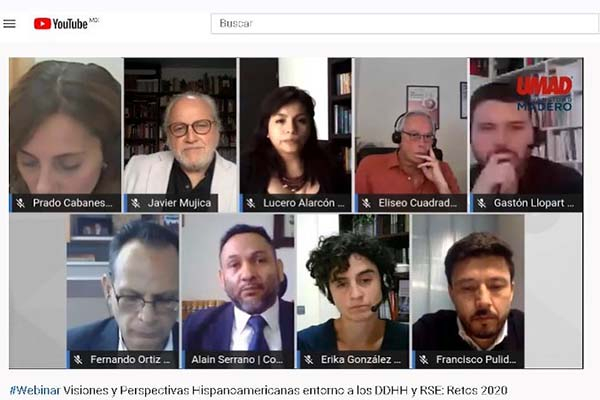 Un éxito, el panel internacional organizado por Derecho UMAD