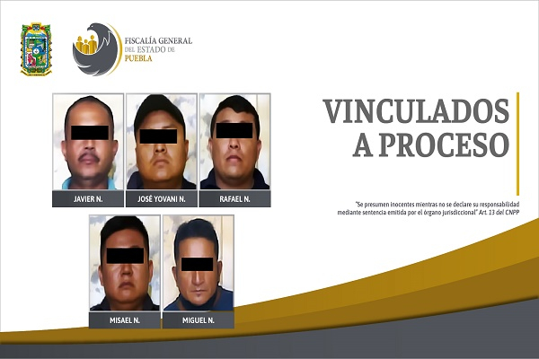 FGE vincula a proceso a seudo policías de Jolalpan involcrados en emboscada