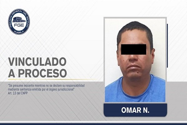 Sujeto fue vinculado a proceso tras golpear a su expareja en Puebla