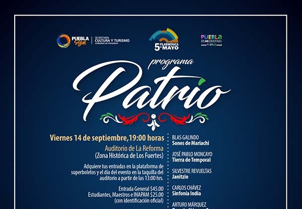 La Filarmónica 5 de Mayo conmemora la Independencia de México con programa “patrio”