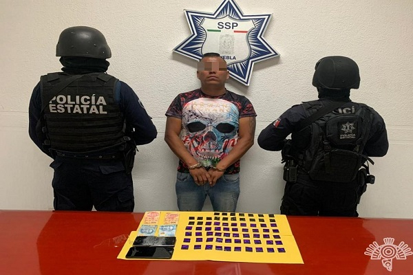 Vendedor de droga de “El Grillo” y “La Patrona” fue capturado en Puebla