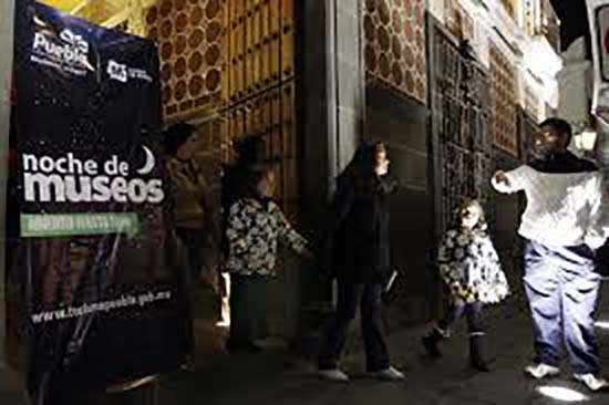 Noche de Museos en Puebla rompe récord de visitantes