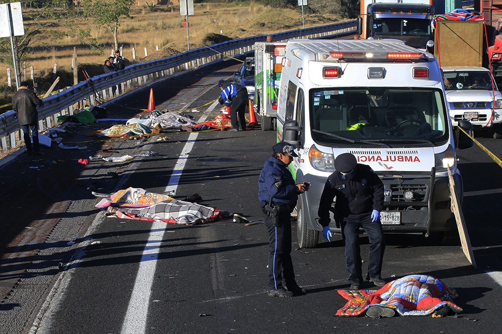 Suman 13 muertos durante las peregrinaciones guadalupanas en Puebla