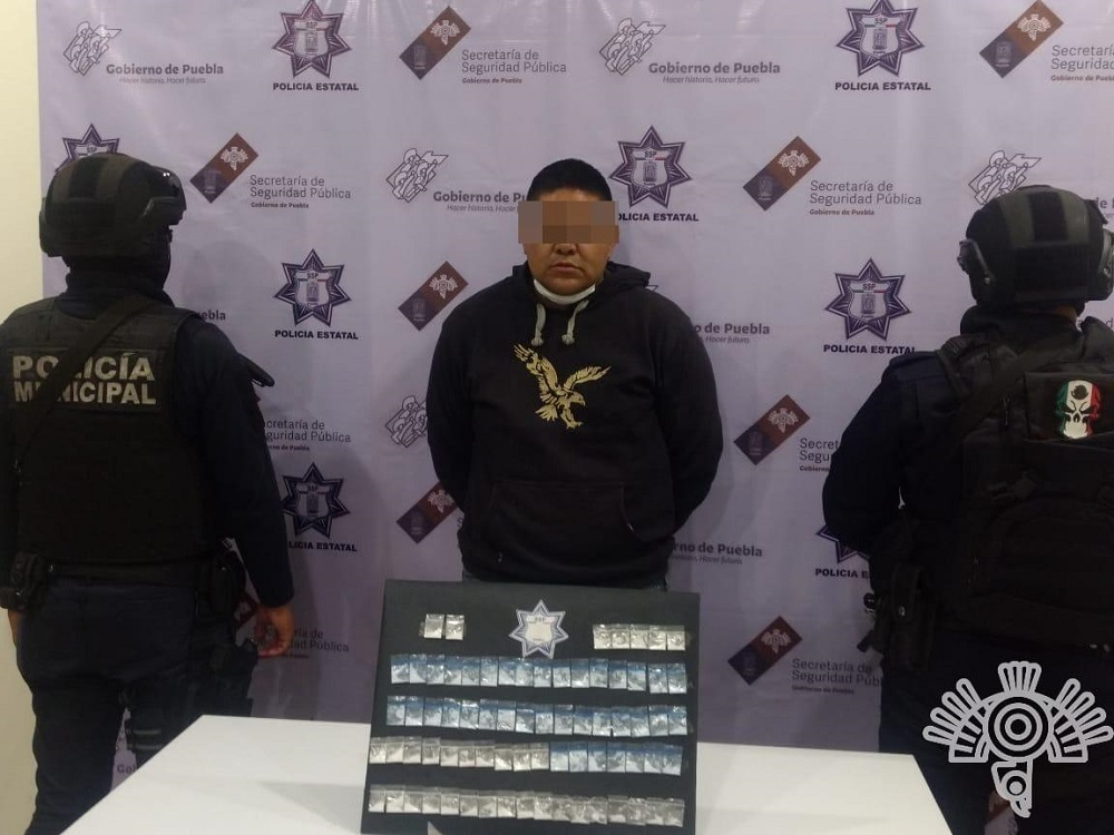 SSP Puebla detiene a El Big Show, líder narcomenudista en Tehuacán