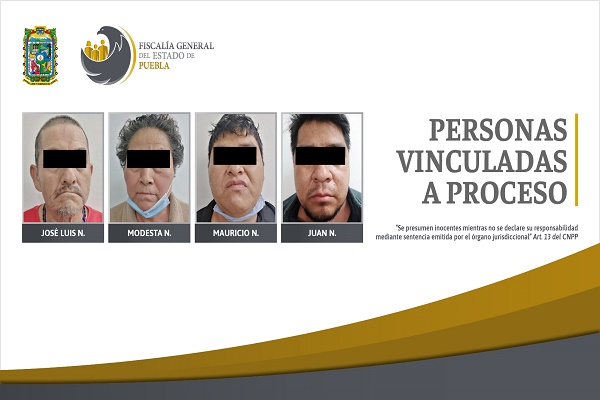 Vinculan a proceso a banda con 100 dosis de droga en Tehuacán