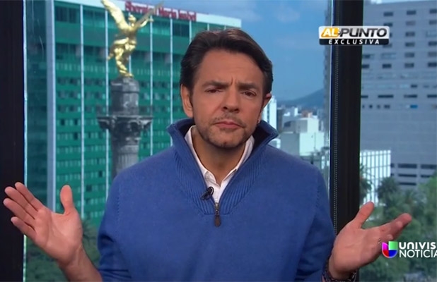 VIDEO: Peña, incapaz de poner orden en México: Eugenio Derbez