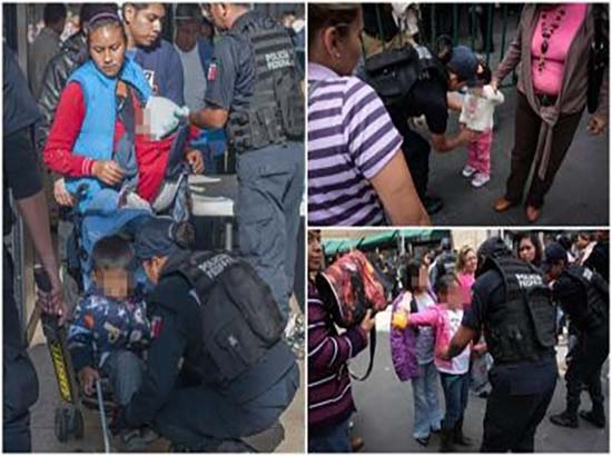 Revisión a niños en el zócalo del DF, violatoria de sus derechos: senadora