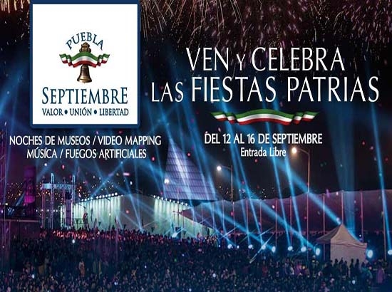 Programa Fiestas Patrias Puebla 2014