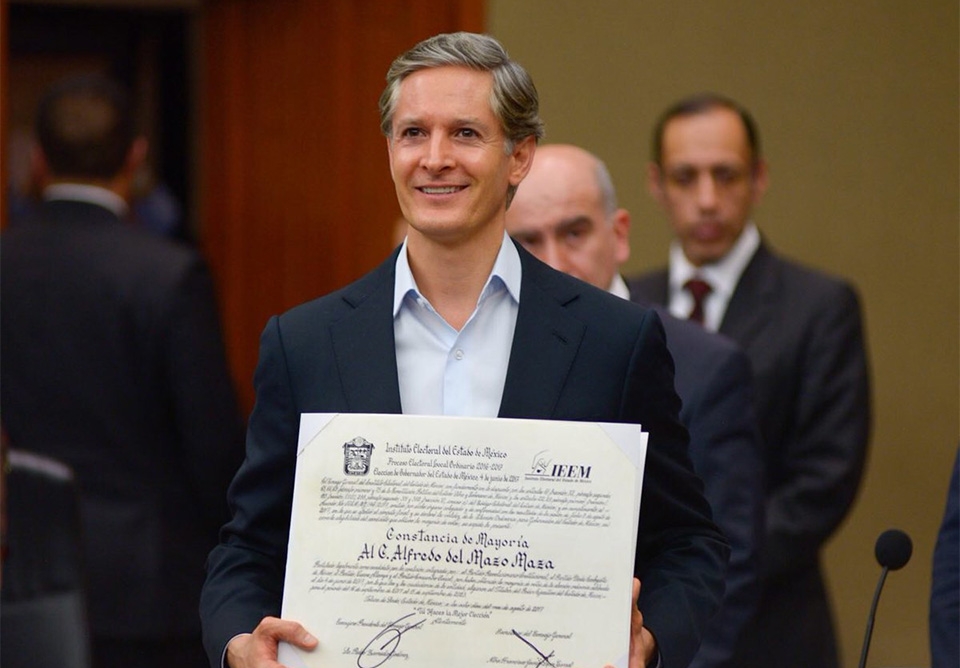 Alfredo del Mazo, gobernador electo del Estado de México