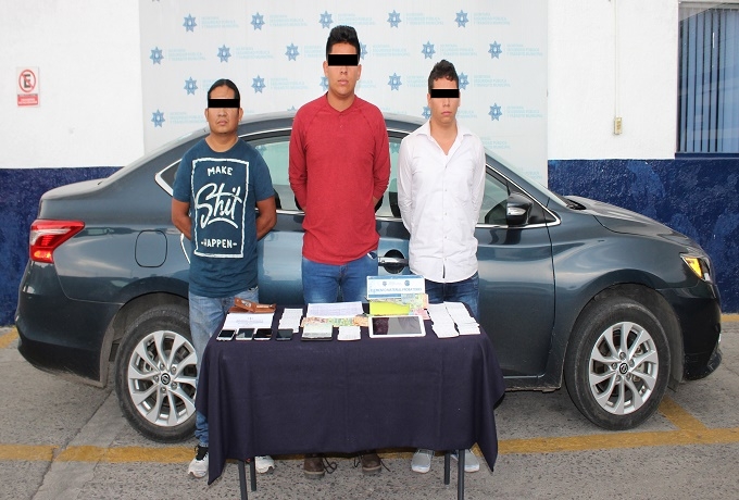 Cayeron dos colombianos más que defraudaban con préstamos en Puebla